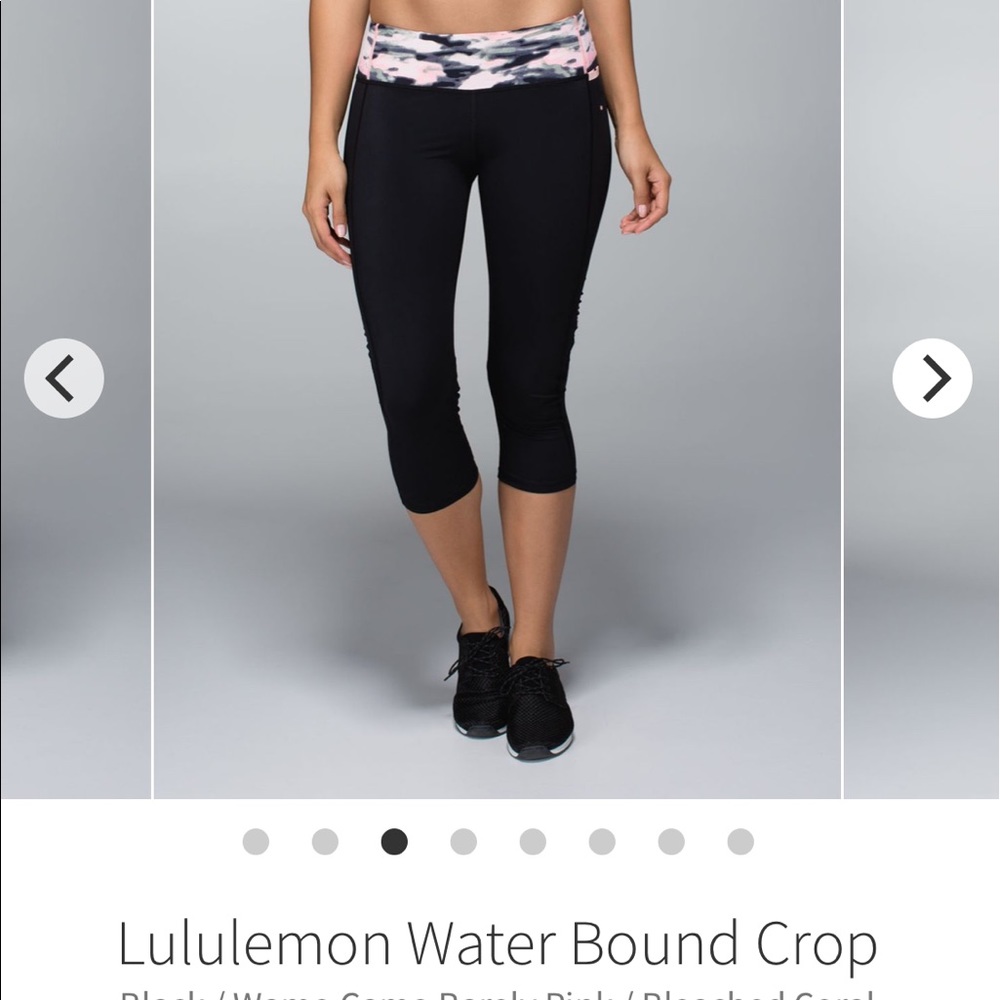 Lululemon Water Bound Crops size 4